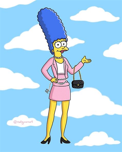 chanel marge|The Simpsons .